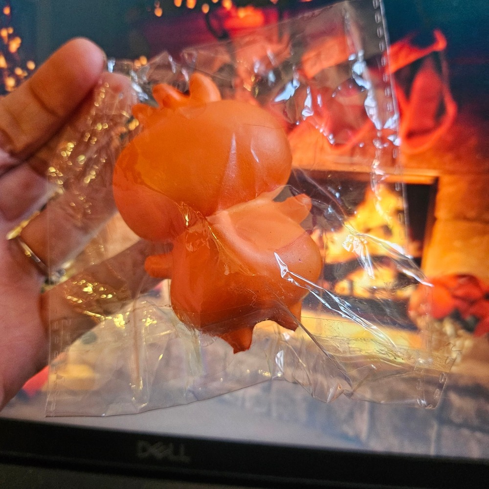 Mini Orange Dragon Monster Squishy from Japan! ULTRA RARE, New, NIP, No Tag - Picture 3 of 6